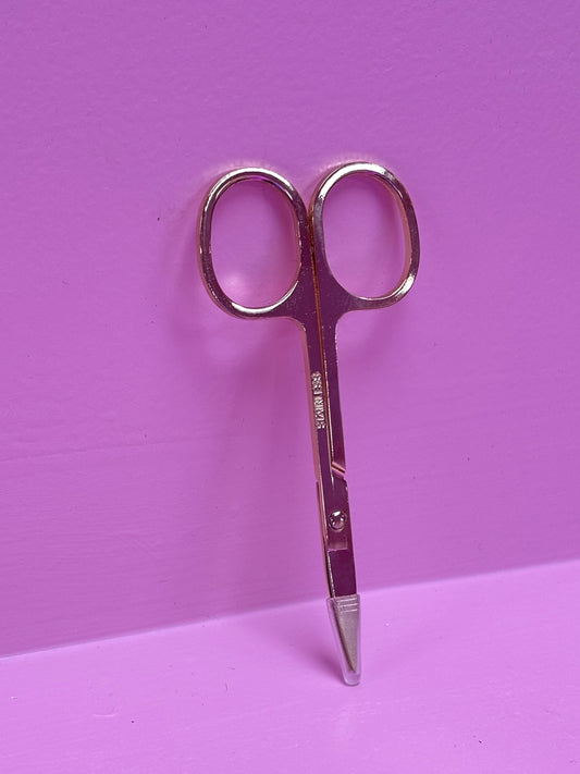 Gold Eyebrow Scissors