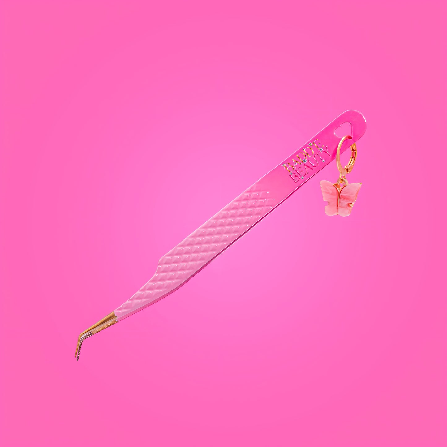 Strawberry Daiquiri-Fibre Tip Lash Tweezer-(Angled Isolation)